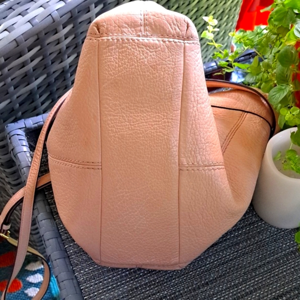 Coach Kelsey BLUSH PINK Soft Leather Satchel, Shoulder or Crossbody GUC - Picture 8 of 10